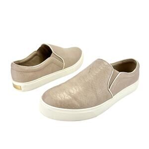 Aldo Jille Slip-On Sneaker Size 9 Mauve Pink Faux Leather Low Platform Embossed